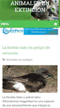 Mobile Screenshot of animalesenextincion.info